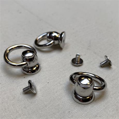 Brass Screw-In Ring Stud Image 1