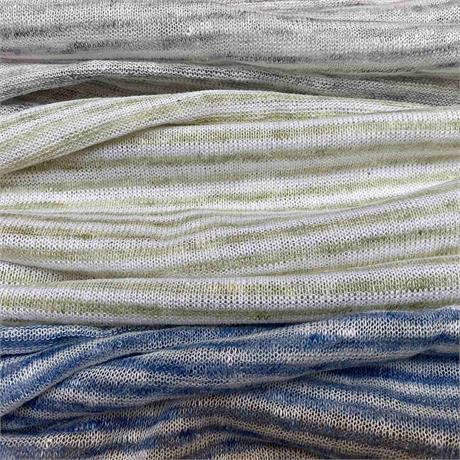 Striped Linen Jersey Image 1