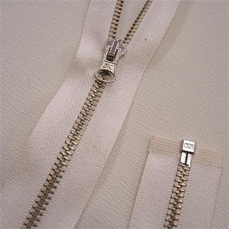 Metal Teeth Open-End Zip 60cm Image 1