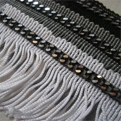 Rayon Fringe with Chain 40mm Image 1