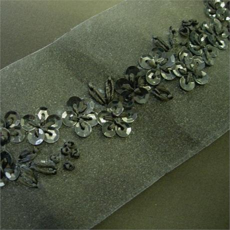 Sequin Insertion Trim 60mm Image 1