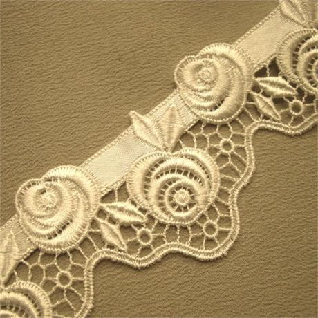 Swiss Cotton Guipure LaceTrim Image 1
