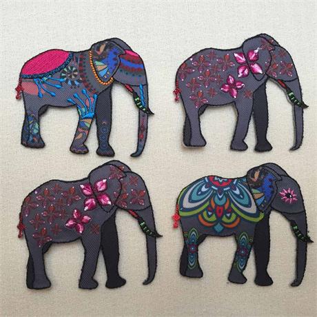 Elephant Fusible Motif Image 1