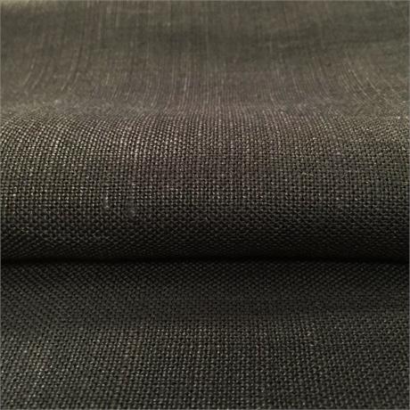 Heavy Black Linen Image 1