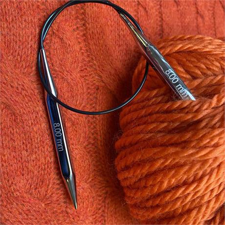 KnitPro Nova Cubics 40cm 8mm Circular Needle Image 1