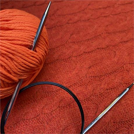 KnitPro Nova Cubics 80cm 4.5mm Circular Needle Image 1