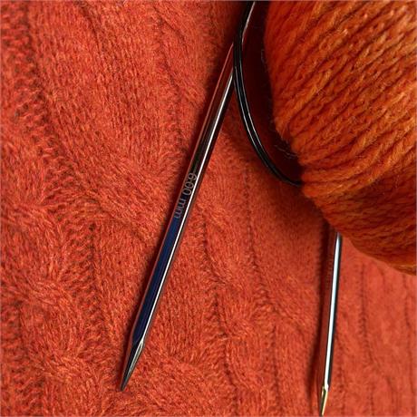 KnitPro Nova Cubics 80cm 6mm Circular Needle Image 1