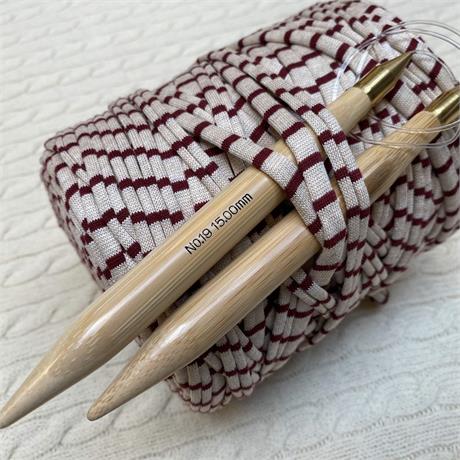 SeeKnit Shirotake 15mm 60cm Bamboo Circular Needles  Image 1