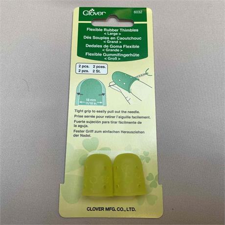 Clover Flexible Rubber Thimble - Large Image 1