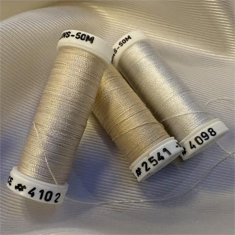 Au Ver a Soie French Silk Gobelins Image 1