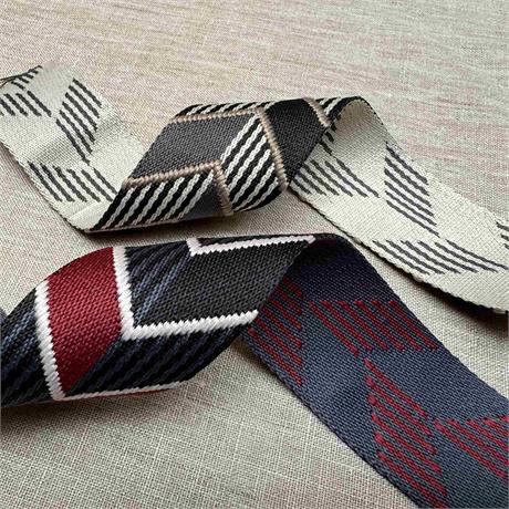 Double Face Polyester Woven Strapping Image 1
