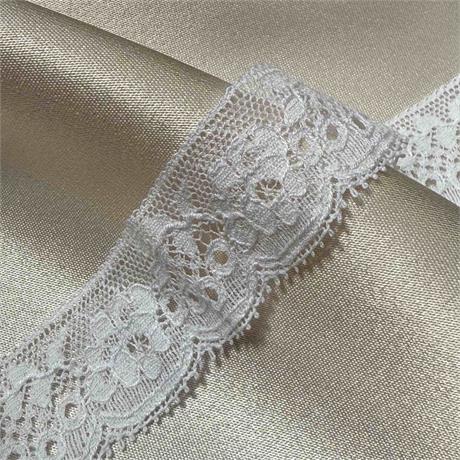 Fine French Cotton Leavers Lace Edging Image 1