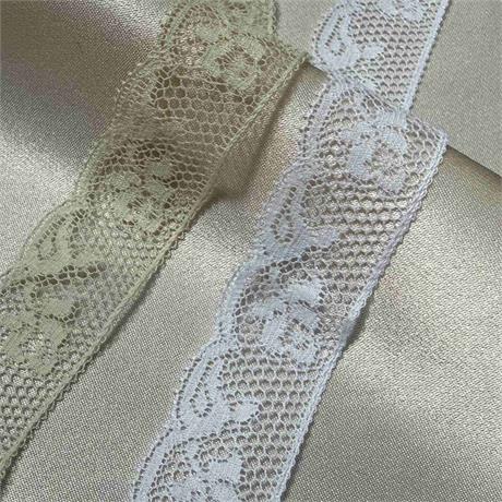 Fine French Cotton Leavers Lace Edging Image 1