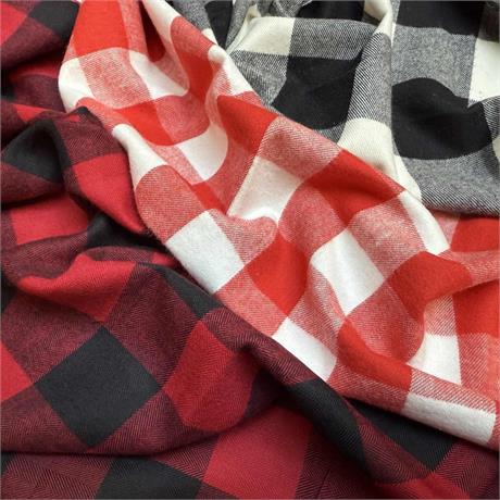 Cotton Flannel Check Image 1