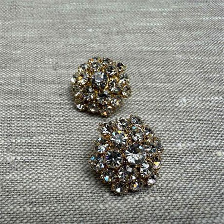 Crystal Cluster button 26mm Image 1