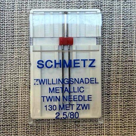Schmetz 130/705 H-MET ZWI Embroidery Twin Sewing machine Needle Image 1