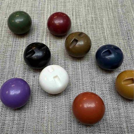 Italian Polyester Ball Button Image 1