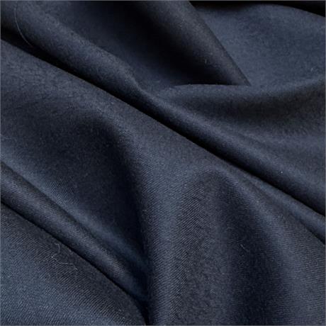 Black Wool Twill Suiting Image 1