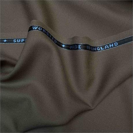 Coffee Worsted UK Suiting Image 1