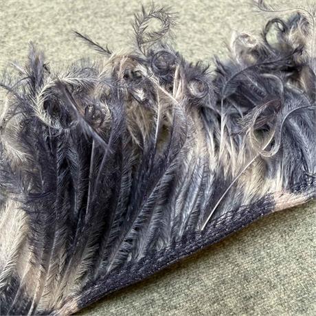 Dyed Curly Ostrich Fringe Image 1