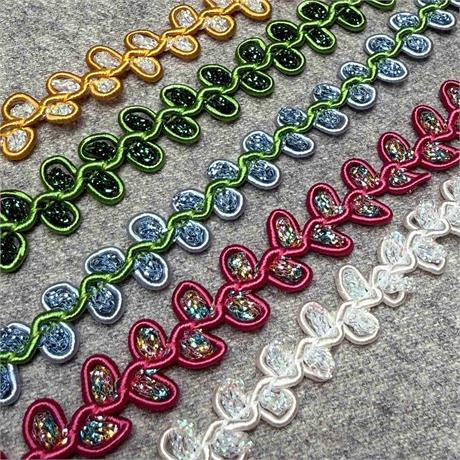 Narrow Metallic Braid Image 1