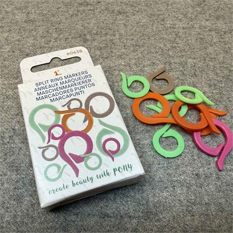 Pony Assorted Split Ring Stitch Markers Image 1