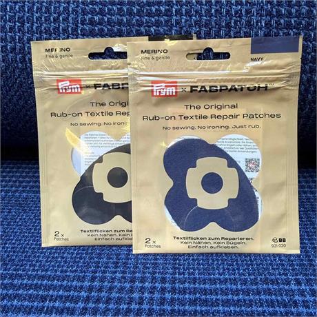 Prym Rub on Patch Merino Wool Pack of 2 Image 1