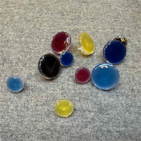 Italian Acrylic Shank Button Image 1