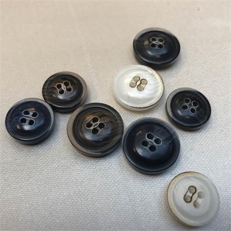 Italian Urea Menswear 4-Hole  Button Image 1