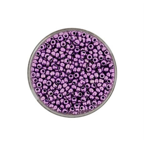 METALLIC LILAC GLASS ROCAILLES 2.6MM 17G Image 1