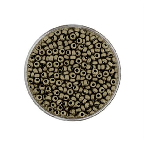 METALLIC GREY GLASS ROCAILLES 2.6MM 17G Image 1