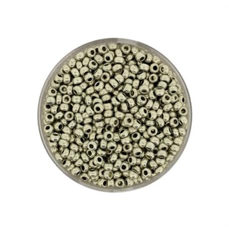 METALLIC STEEL GLASS ROCAILLES 2.6MM 17G Image 1