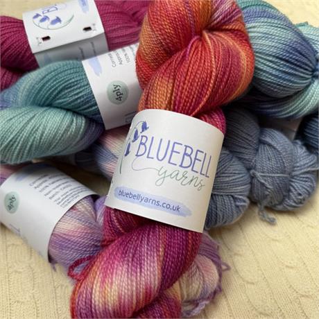 Bluebell Corriedale No Nylon Sock 4-ply Image 1