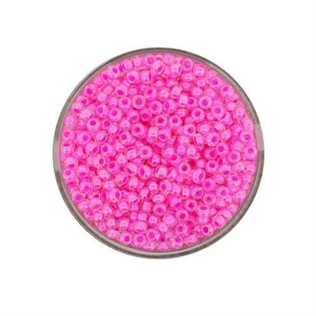 HOT PINK GLASS ROCAILLES 2.6MM 17G Image 1