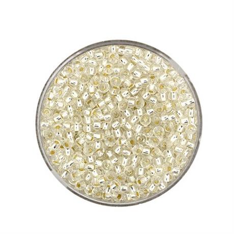 SILVER GLASS ROCAILLES 2.6MM 17G Image 1
