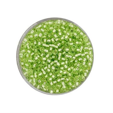 LIME GLASS ROCAILLES 2.6MM 17G Image 1