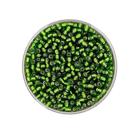 OLIVE GLASS ROCAILLES 2.6MM 17G Image 1