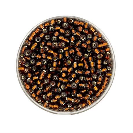 BROWN GLASS ROCAILLES 2.6MM 17G Image 1