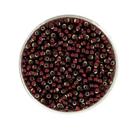 BURGUNDY GLASS ROCAILLES 2.6MM 17G Image 1