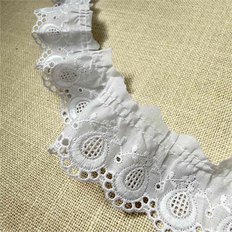 Japanese Broderie LaceFrill  Edging Image 1