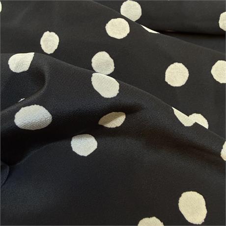Printed Spot Crepe de Chine Image 1
