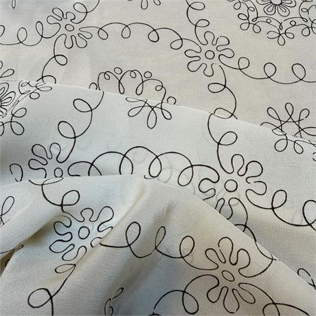 Printed Crepe de Chine Image 1