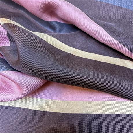 Stripe Silk Twill Image 1