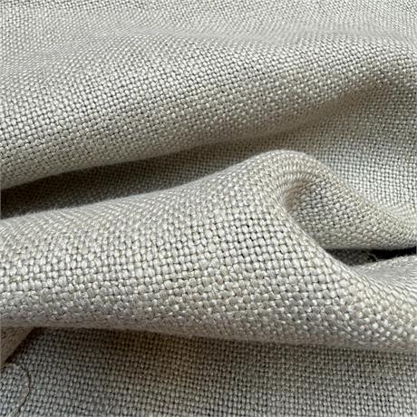 Natural Basketweave Linen Image 1