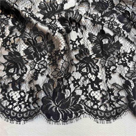 Classic French Leavers Lace Image 1