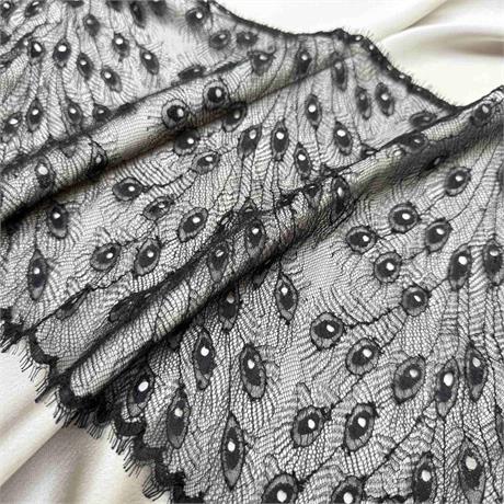 Fine French Peacock Lace Trim Image 1