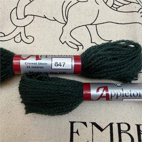 Appletons 2-ply Crewel Wool Skein Image 1