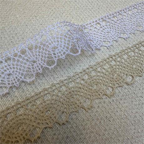 Fine Cotton Lace Trim Image 1