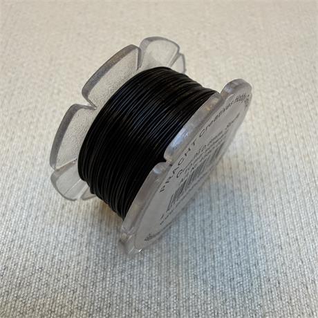 Black Elastic Rubber 0.6mm - 10 metres Image 1