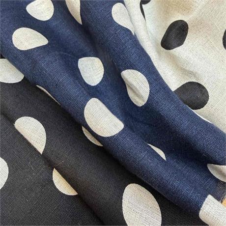 Japanese linen spot print. Image 1